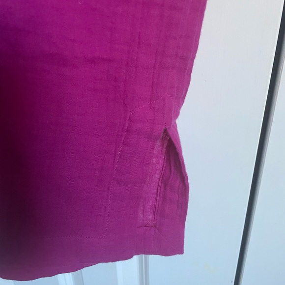 100% to CHARITY XL Eileen Fisher Organic Cotton Super Soft tunic dress coverup - Picture 5 of 5
